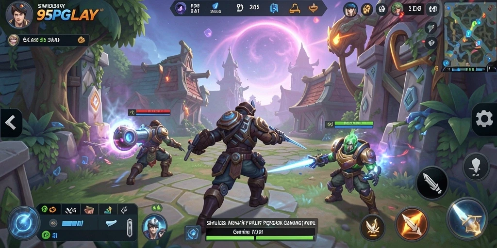 Tampilan menarik dari gameplay Simulation di 95PGPLAY.