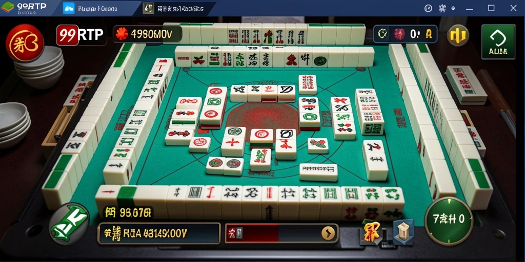 Screenshot utama 99RTP menampilkan gameplay Mahjong yang seru.