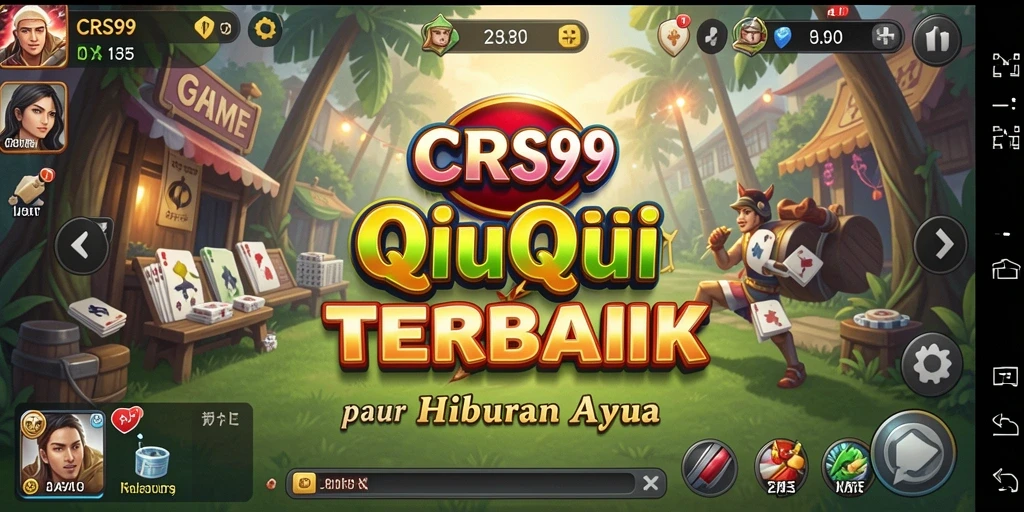 Tampilan gameplay QiuQiu yang menarik dan penuh warna.