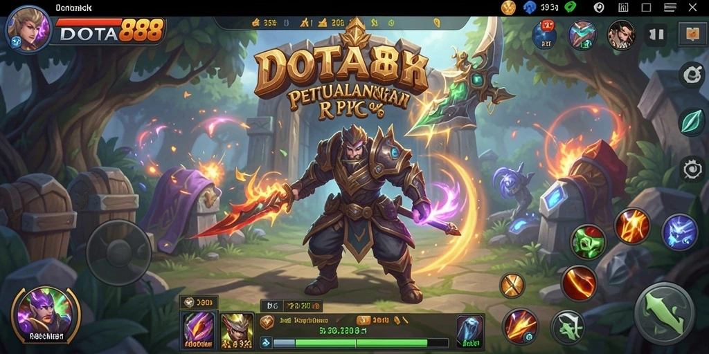 Screenshot DOTA88 menampilkan karakter dalam aksi RPG yang mendebarkan.