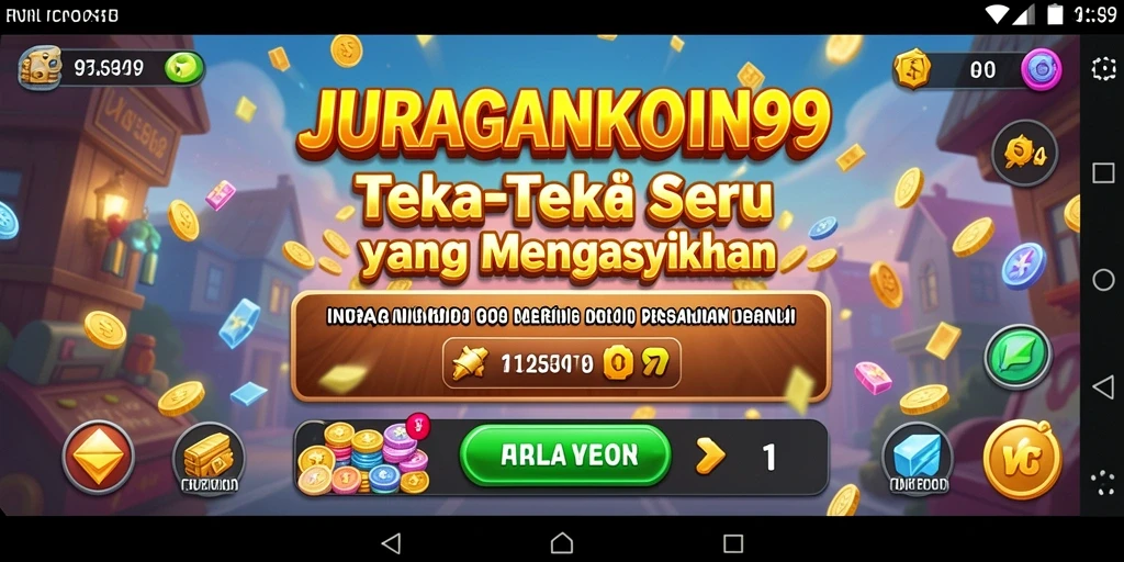 Gameplay seru JURAGANKOIN99 menantang otak Anda.