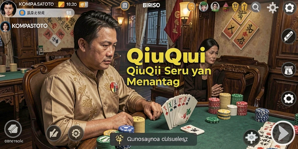 Tampilan gameplay QiuQiu yang menarik dan seru.