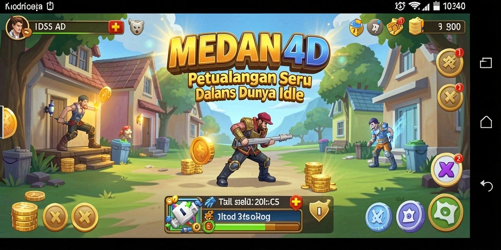 Tampilan gameplay MEDAN4D yang menarik dan penuh warna.