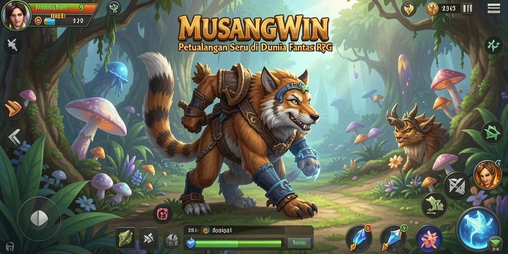 Tampilan screenshot gameplay RPG yang menakjubkan dan penuh aksi.
