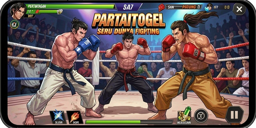 Gameplay PARTAITOGEL yang seru dengan pertarungan mendebarkan.