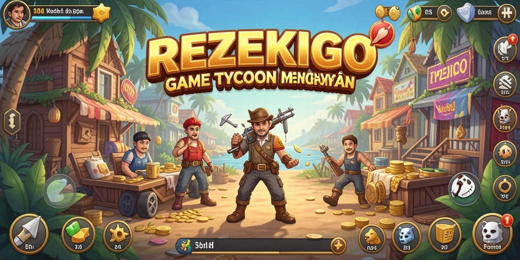 Tampilan menarik dalam permainan Tycoon REZEKIGO.