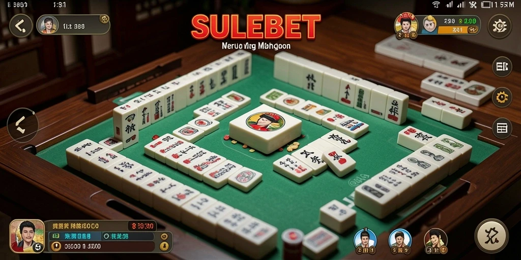 Tampilan screenshot SULEBET yang menampilkan gameplay seru Mahjong.