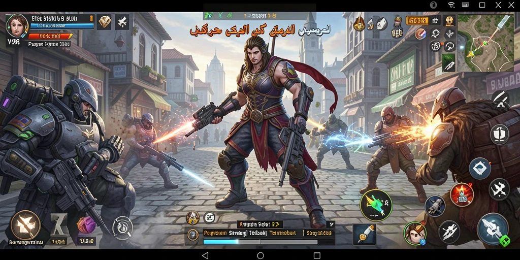 Tangkapan layar gameplay V98 yang menunjukkan aksi strategis SLG.